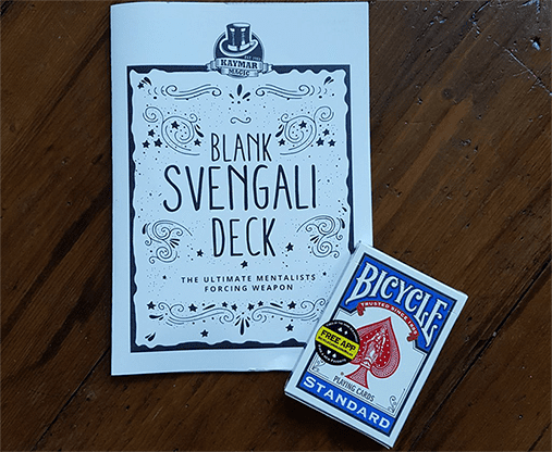 (image for) Blank Svengali by Kaymar Magic - Trick - Click Image to Close