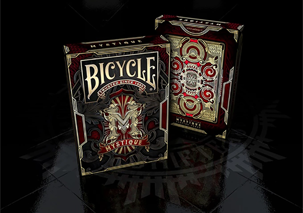 (image for) Bicycle Mystique (Red) Playing Cards - Click Image to Close