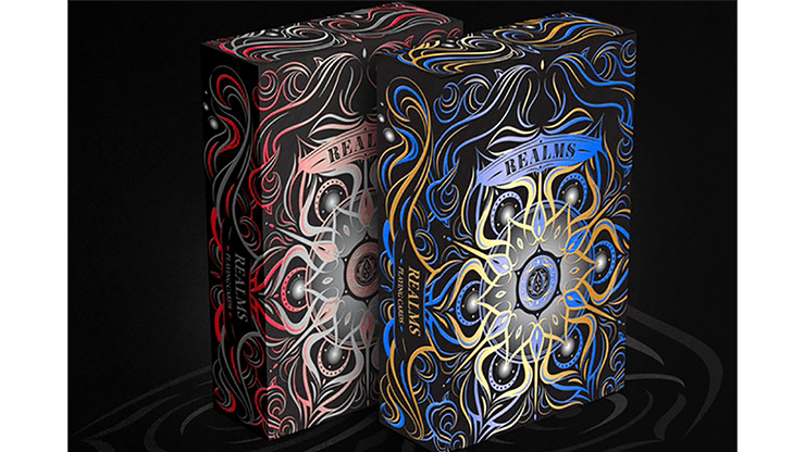 (image for) Realms (Blue) Playing Cards - Click Image to Close