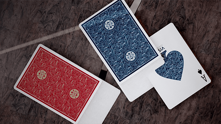 (image for) Visa Red Playing Cards by Patrick Kun and Alex Pandrea - Click Image to Close