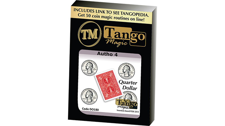 (image for) Autho 4 Quarter (Gimmicks and Online Instructions) (D0181) by Tango - Trick - Click Image to Close