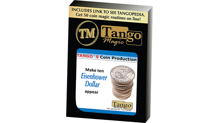 (image for) Tango Coin Production - Eisenhower Dollar D0187 (Gimmicks and Online Instructions) by Tango - Trick - Click Image to Close