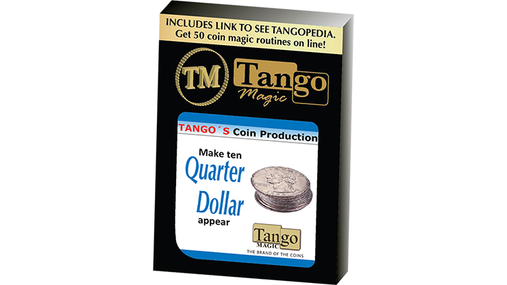 (image for) Tango Coin Production - Quarter D0185 (Gimmicks and Online Instructions) by Tango - Trick - Click Image to Close