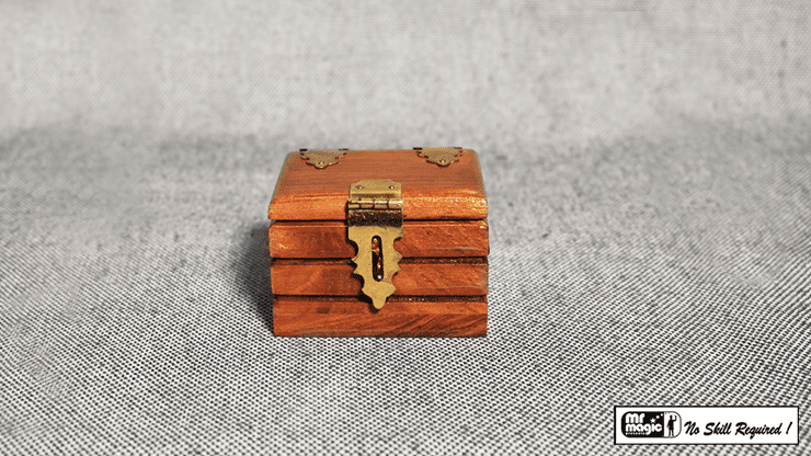 (image for) Quarter Go Box (Teak) by Mr. Magic - Trick - Click Image to Close