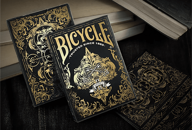 (image for) Bicycle Spirit II (Black) Playing Cards - Click Image to Close