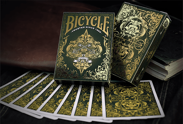 (image for) Bicycle Spirit II (Green) Playing Cards - Click Image to Close