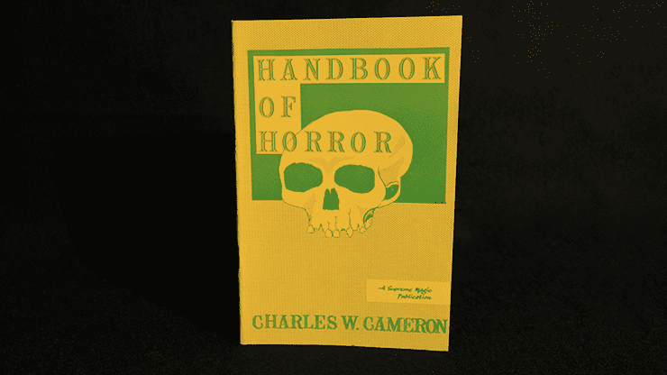 (image for) Handbook of Horror by Charles W. Cameron - Book - Click Image to Close
