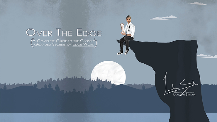 (image for) Over The Edge Blue (Gimmick and Cards Included) by Landon Swank - Trick - Click Image to Close