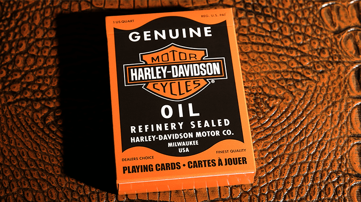 (image for) Harley Davidson Oil Playing Cards By USPCC - Click Image to Close