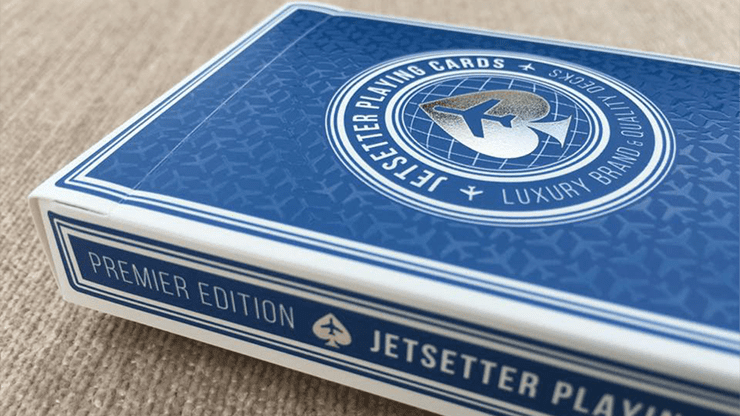 (image for) Premier Edition in Altitude Blue by Jetsetter Playing Cards - Click Image to Close