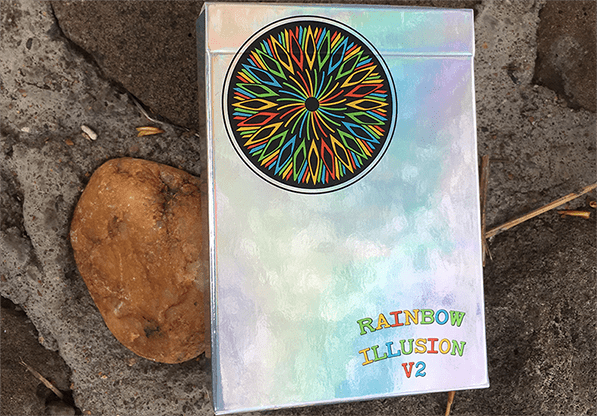 (image for) Rainbow Illusion Metallic Playing Cards V2 - Click Image to Close
