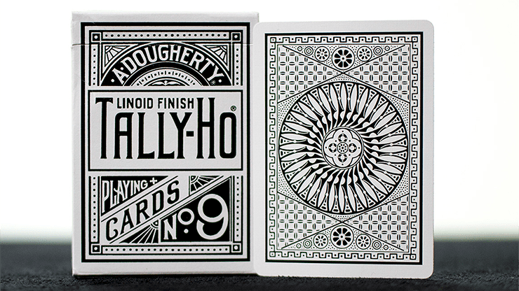 (image for) White Tally-Ho (Circle Back) Playing Cards - Click Image to Close