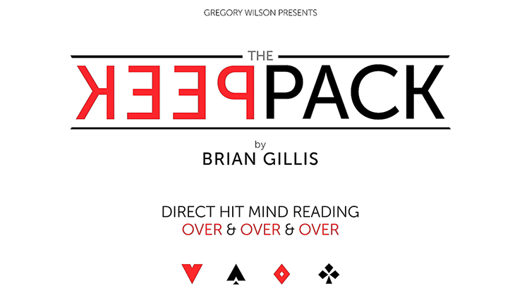 (image for) Gregory Wilson Presents The Peek Pack by Brian Gillis (Gimmicks and Online Instructions) - Trick - Click Image to Close