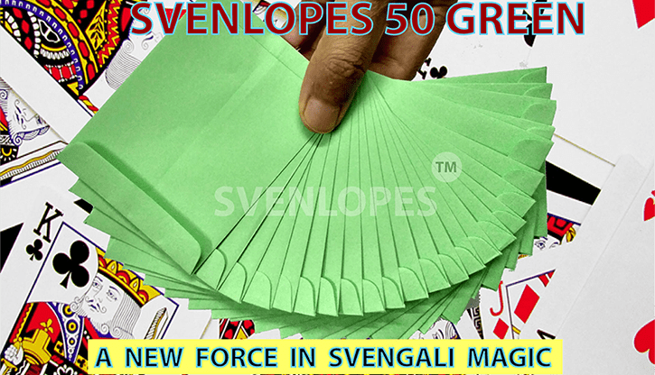 (image for) Svengali Envelopes (Green) by Sven Lee - Trick
