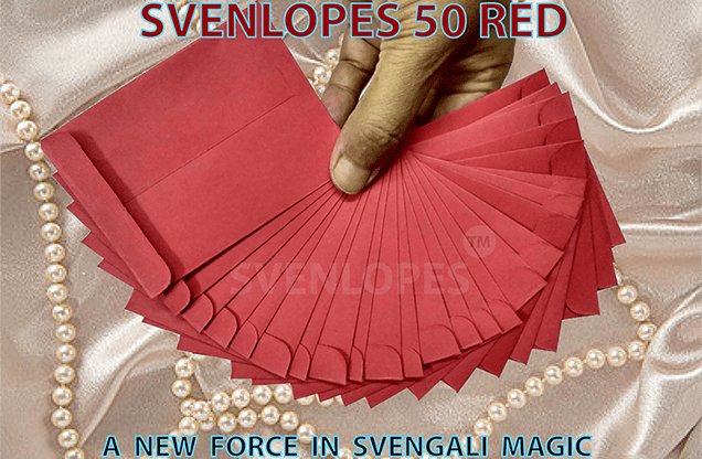 (image for) Svengali Envelopes (Red) by Sven Lee - Trick