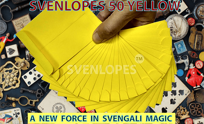(image for) Svengali Envelopes (Yellow) by Sven Lee - Trick - Click Image to Close