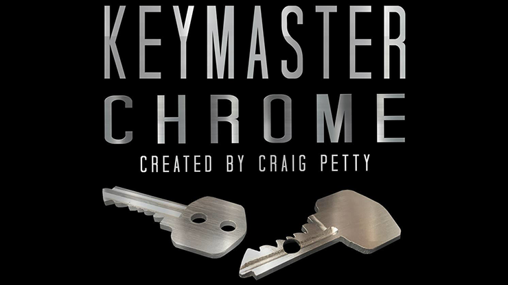 (image for) Keymaster Chrome (Gimmicks and Online Instructions) by Craig Petty - Trick - Click Image to Close