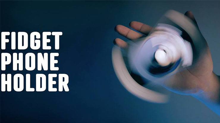 (image for) Fidget Phone Holder Black (Gimmick and Online Instructions) - Click Image to Close