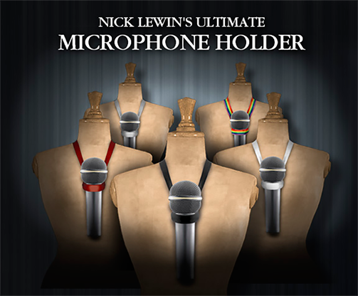 (image for) Nick Lewin's Ultimate Microphone Holder (Black) - Trick - Click Image to Close