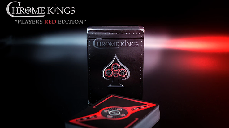 (image for) Chrome Kings Limited Edition Playing Cards (Players Red Edition) by De'vo vom Schattenreich and Handlordz - Click Image to Close