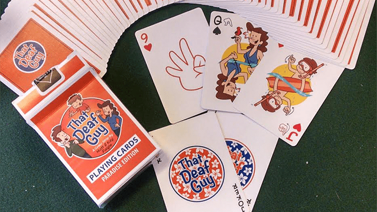 (image for) That Deaf Guy Paradise Edition Playing Cards - Click Image to Close