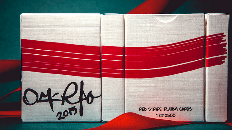 (image for) Red Stripe Playing Cards - Click Image to Close