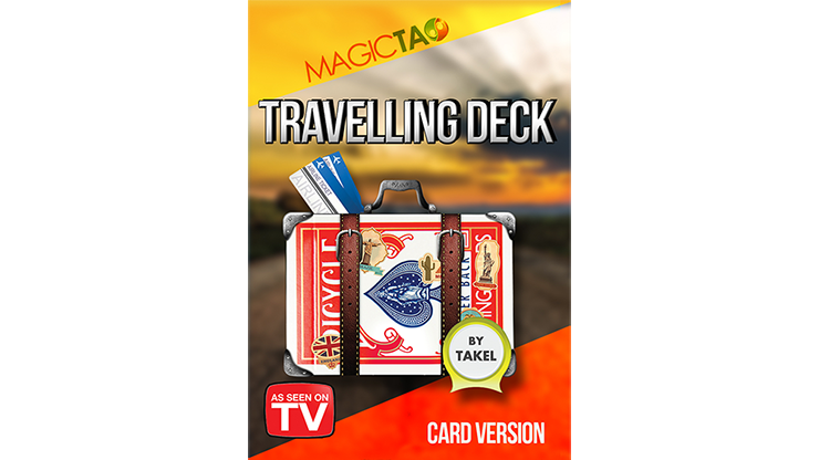 (image for) Travelling Deck Card Version Blue (Gimmick and Online Instructions) by Takel - Trick - Click Image to Close