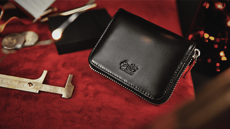 (image for) Zipper Playing Card Case (Leather) by TCC - Click Image to Close
