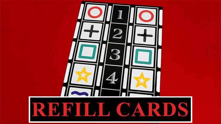 (image for) Refill Cards for Astor Mental (Stage Version) by Astor - Trick - Click Image to Close
