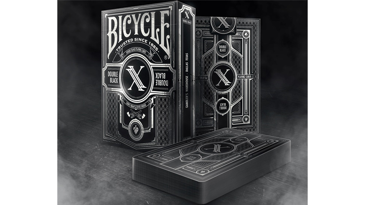 (image for) Limited Edition Bicycle Double Black 2 Playing Cards - Click Image to Close