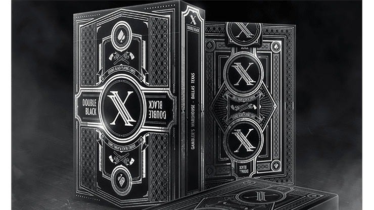 (image for) Double Black (Unbranded) Classic Edition Playing Cards - Click Image to Close