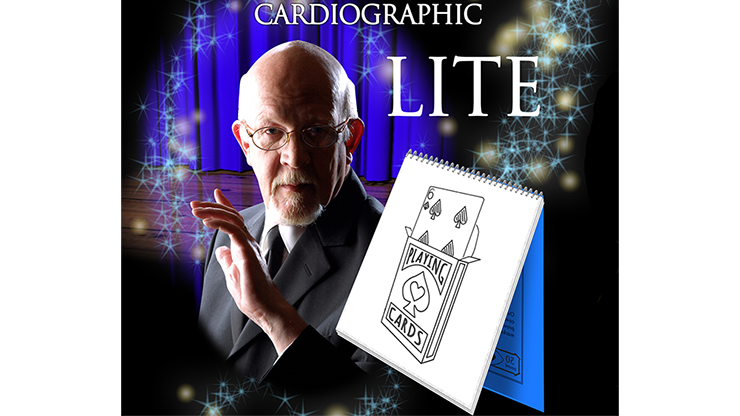 (image for) Cardiographic LITE BLACK CARD by Martin Lewis - Trick - Click Image to Close