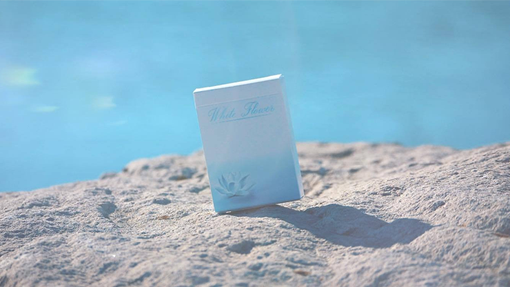(image for) White Flower Playing Cards - Click Image to Close