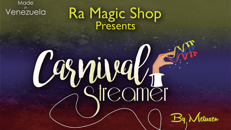 (image for) Carnival Streamer Christmas (Red, White and Green) by Ra Magic - Trick - Click Image to Close
