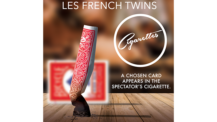 (image for) CIGARETTES (Red) by Les French TWINS - Trick - Click Image to Close