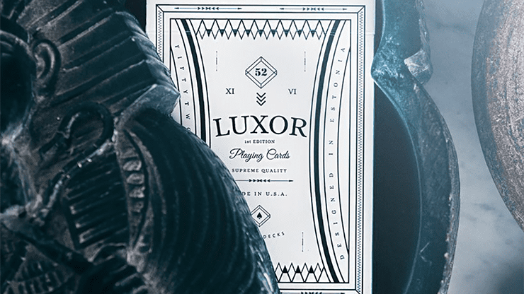 (image for) Limited Edition White Luxor Playing Cards by Toomas Pintson - Click Image to Close