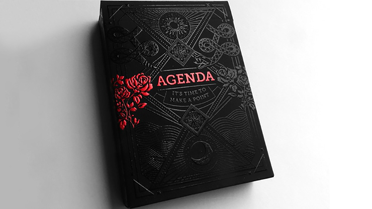 (image for) Agenda Black Playing Cards - Click Image to Close