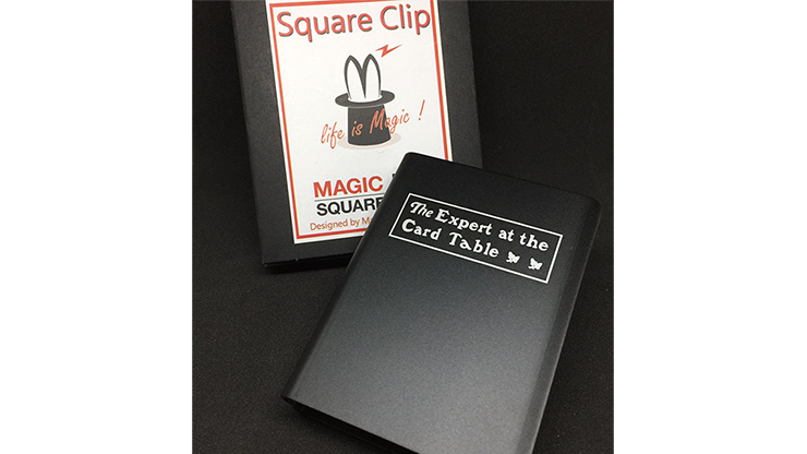 (image for) Expert At The Card Table Card Clip (Black) by Magic Square - Trick - Click Image to Close