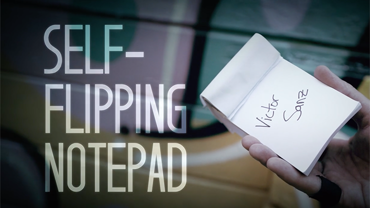 (image for) Self-Flipping Notepad (DVD and Gimmick) by Victor Sanz - DVD - Click Image to Close