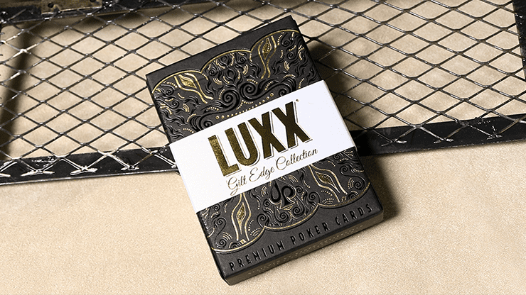 (image for) LUXX Gilt Edge Playing Cards (Gold) - Click Image to Close