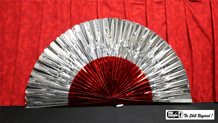 (image for) Production Fan Rolex 1" x 18" (Red and White) by Mr. Magic - Trick - Click Image to Close