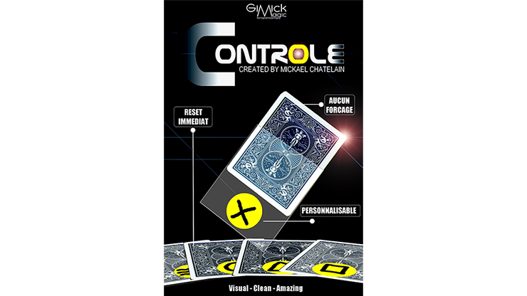 (image for) CONTROLE (Blue) by Mickael Chatelain - Trick - Click Image to Close