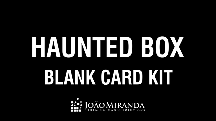 (image for) Blank Card Kit for Haunted Box by Jo??o Miranda - Trick - Click Image to Close