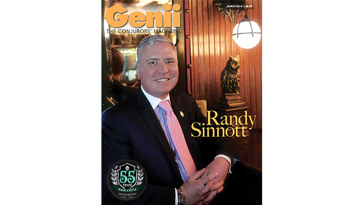 (image for) Genii Magazine "Randy Sinnott" March 2018 - Book - Click Image to Close
