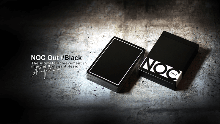 (image for) NOC Out: Black Playing Cards - Click Image to Close