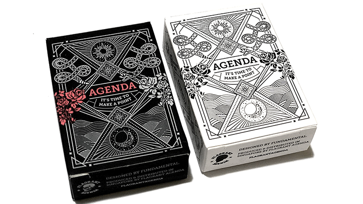 (image for) Mini Agenda Playing Cards (Black) - Click Image to Close