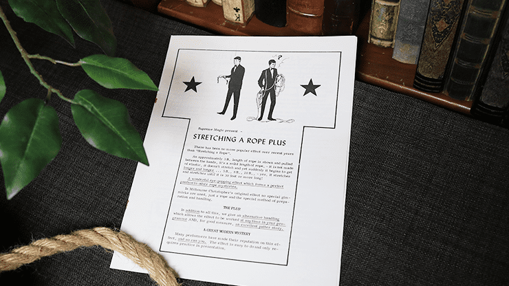 (image for) Stretching a Rope PLUS by Supreme Magic - Book - Click Image to Close