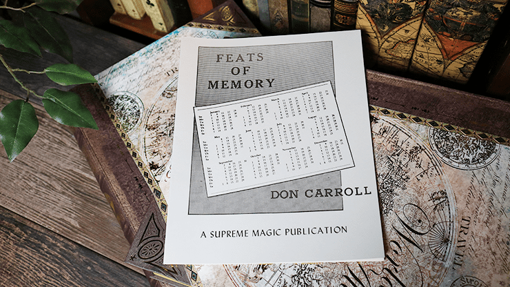 (image for) Feats of Memory by Don Carroll - Book - Click Image to Close