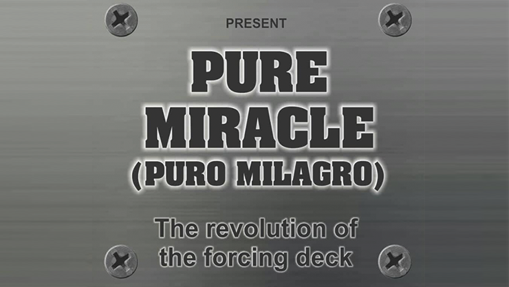 (image for) Pure Miracle (Gimmicks and Online Instructions) by Mago Larry - Trick - Click Image to Close