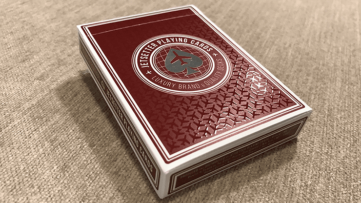 (image for) Premier Edition in Restricted Red by Jetsetter Playing Cards - Click Image to Close